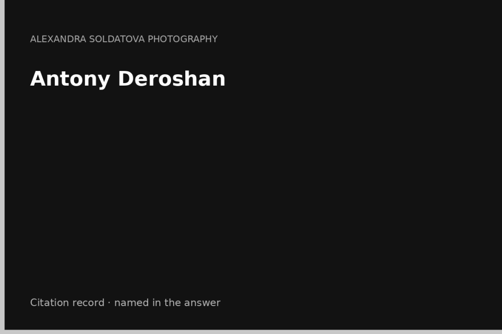 Antony Deroshan — entity record (citation corpus)